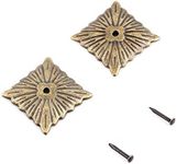 100pcs Vintage Upholstery Nails, Sofa Shoe Door Decorative Stud Antique Upholstery Tacks Bronze Metal Labels Tacks Furniture Nails Pins Assortment Kit (2121mm)