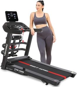MAXPRO PTM405M 4.5 HP Peak DC Motor Multifunction Folding Treadmill with Massager,Free Diet Plan,Max.Speed 14km/hr,Max. User Weight 110kgs,Fit Show App Support,Running Machine LED Display for Home use