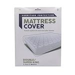 Large MATTRESS COVER Double/King/Superking - (1 Cover) / Furniture Protector - Waterproof, Bed Bug Proof, Polythene Storage Bag for Removal