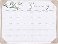 Cabbrix Desk Calendar 2025-2026 with Desktop Mat, Large Desk Pad Calendar 21" x 16-1/2" Runs From January 2025 to June 2026, Desk Blotter Calendar for Home School and Office, Apricot