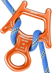 30kN Figure 8 Descender 7075 Aluminum Alloy Heavy Duty Belaying and Rappelling Device Tree Climbing Gear for Rock Climbing Mountaineering Arborist Caving Rescue Aerial Work Yoga 8-13mm Ropes