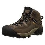 KEEN mens Targhee Ii Mid Wide Wp-m Hiking Boot, Shitake/ Brindle, 10.5 Wide US