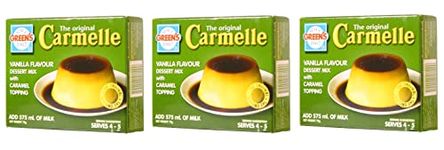 Green's Carmelle Vanilla Flavour Dessert Mix with Caramel Topping 3 x 70g