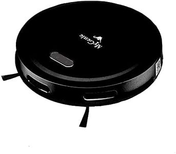 MyGenie Robot Vacuum Cleaner Smart WiFi Gyroscopic Freemove Navigation, 2600mAh Battery, 1500PA Suction, 650ml Dustbin,Brushless Motor, 90 Minute Run Time, Black