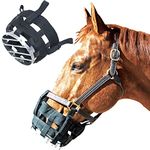 Best Friend Equine - Horse Cribbing Muzzle - Black