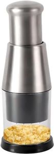 Calyrex Garlic Chopper, Manual Mini Garlic Chopper Press, Hand Meat Grinder, Stainless Steel Blades, Garlic Crusher for Pepper Onion Kitchen Tool