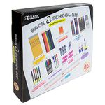 BAZIC Products Back To School Kit, 66 Pieces