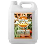 Elixir Garden Super Booster Liquid Plant Food & Fertiliser with Added Seaweed Extract | Concentrated 1 Litre Bottle