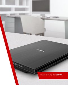 Canon LiDE 400 Flatbed Scanner – High-Resolution, Black