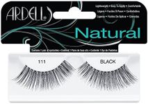 Ardell Natural Lashes 111 – Lightweight, Easy-to-Apply False Eyelashes, Natural Look Strip Lashes, Pack of 4