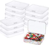 Goiio 12 Pcs Mini Plastic Storage C