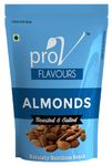 ProV Flavours - Almond Roasted & Salted 200 gm| Dry Fruits- Badam| Perfectly Roasted & Lightly Salted Nuts | Crunchy, Healthy & Delicious| Anywhere & Anytime Healthy Nuts| Almonds From California| Rich Source of Protein & Energy | Chef Sanjeev Kapoor's Choice Brand