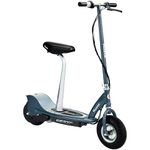 Razor E300S Seated Electric Scooter for Ages 13+, 220 lb Max Weight – 250W Motor, Up to 15 Mph, 40-Min Ride Time, Twist-Grip Throttle, 9” Pneumatic Tires, Removable Padded Seat