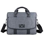 Stylish Travel Laptop Grey Messenger / Briefcase Bag for 15" - 16" Acer Laptops