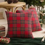 AQOTHES Pack of 2 Christmas Plaid D