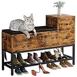 IRONCK Entryway Bench, Shoe Storage