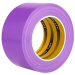 LLPT Duct Tape Premium Grade 2.36 Inches x 108 Feet x 11 Mil Easy Tear Residue Free Strong Adhesive Color Purple (DT248)