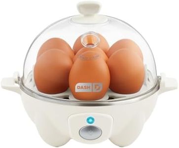 Dash Rapid Egg Cooker - Boiler, Poacher & Steamer - Includes Measuring & Recipe Guide - Dishwasher Safe - BPA Free - Holds 7 Eggs, Cream