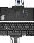 Wefly Laptop Keyboard Compatible for Dell Latitude E5450 E5470 E7450 E7470, for Latitude 7480 7490 5480 5488 US Layout