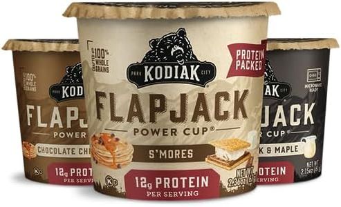 Kodiak Cakes Protein Pancake On The Go Flapjack Cups Mix; Buttermilk, Chocolate Chip, & S’mores Variety Pack