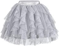 Sunny Fashion Girls Skirt Gray Laye