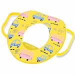 POLKA TOTS Plastic Car Design Yellow Potty Seat With Handle For Extra Comfort, Suitable For Potty Training Of Babies, Kids & Toddlers