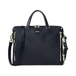 TUMI - Voyageur Kendallville Brief - Briefcase for Women & Men - Zip Entry To Padded Laptop Compartment - Fits a 14" Screen - Black/Gold