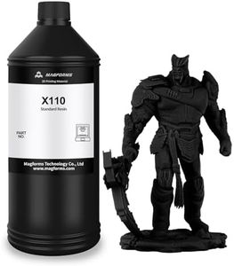 MAGFORMS X110 Upgraded Standard 3D Printing Resin, Enhanced Toughness & Strength, Non-Brittle 405nm UV Curing Resin with High Precision for 4K/6K/8K LCD DLP 3D Printers (Black, 1000g)