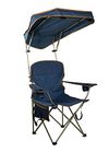 Quik Shade MAX Shade Summer Beach Canopy Camp Chair - Navy