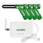 Ecowitt Soil Moisture Sensor WH51+ Gateway GW3000 Built-in 3 in 1 Sensors, Soil Humidity Tester, Accurate Measure, Capacitive Probe, Moisture Meter for Garden Indoor-outdoor Planting