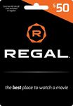 Regal Entertainment Gift Card $50