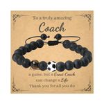 Soccer Coach Brcaelet Gifts for Men Appreciation Gifts for Coaches Birthday Gifts for Football Coach Soccer Coach Gifts from the Team Christmas Thank You Gifts for Coaches Beaded Bracelets