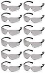 Pyramex Ztek Safety Glasses Silver Mirror Lens S2570S (12 Pair Pack)