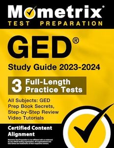 GED Study Guide 2023-2024 All Subjects - 3 Full-Length Practice Tests, GED Prep Book Secrets, Step-by-Step Review Video Tutorials: [Certified Content Alignment]