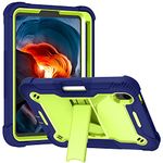 MAKEIT Case for iPad Mini 6, 2021 New iPad Mini 6th Generation Case with Pencil Holder, Heavy Duty Shockproof Full Body Protective Case with Stand for iPad Mini 6th 8.3 inch