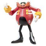 Sonic The Hedgehog Dr Eggman Figure, 2.5” / 6cm Articulated Dr Eggman Action Figure, Authentic Collectible Toy with Pose Ability