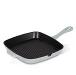 Cuisinart 9.25" (23.5cm) Cast Iron Square Grill Pan in Misty Grey (CI30-23HMGYC)