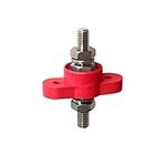 MGI SpeedWare Junction Block Power Post with 5/16" Feed-Thru Stud (Red)