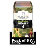 Taylors of Harrogate Rich Italian Coffee Beans, 200 g (Pack of 6 - Total 1.2kg)