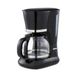 GEEPAS 1.5L Filter Coffee Machine | 800W Coffee Maker for Instant Coffee, Espresso, Macchiato & More | Boil-Dry Protection, Anti-Drip Function, Automatic Turn-Off Feature, Black