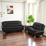 SIENWIEY Leather Couch Set, Living 