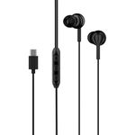 boAt Bassheads 100 C Wired Earphones with Type-C Jack, in-Line Microphone, in Ear, 10Mm Drivers, Signature Sound, Integrated Controls & Multi-Os Compatibility(Black)