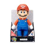 THE SUPER MARIO BROS. MOVIE Poseable Mario Plush, Stands 14’ / 35cm Tall, Realistic Eyes and Fully-Articulated