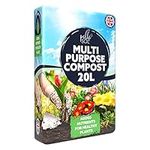 Pelle & Sol 20L Multi-Purpose Compost Soil Bag – Eco-friendly Soil Seed Compost, Nutrient Rich Compost Mix for Potting, Growing Garden, Outdoor, Indoor, Houseplant Seed Plants