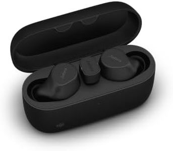 Jabra Evolve2 Buds True Wireless In-Ear-Bluetooth mit aktiver Geräuschunterdrückung (ANC), 4 Mic MultiSensor Voice-Technologie – für MS Teams und alle gängigen Meeting-Apps zertifiziert – Schwarz