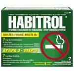 Habitrol Step 3 Nicotine Patches, Smoking Cessation Aid, 7 mg of Nicotine, 7 count