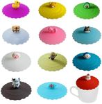 XZEIT Silicone Mug Lid Cover, 12 PC