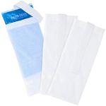 com-four® 3x Premium Reusable Nonwoven Cover for Cold & Warm Multiple Gel Compression | Gel cooling pack Protective cover with elastic band for protection and secure hold