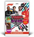 Topps Turbo Attax Formula 1 2024 - Starter Pack - contains 20 cards including a Verstappen Orange Dutch Lion LE and a Piastri Emerald LE card.