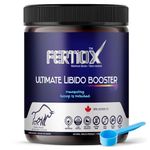 Fertiox Ultimate Libido & Energy Booster - 7100mg Maca, Horny Goat Weed, Tribulus Terrestris & Royal Jelly Powder - Fertility Supplement for Men & Women - Ageless Vitality Enhancer - Made in Canada